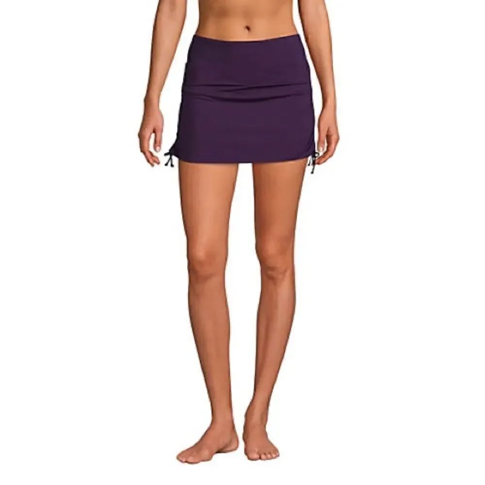 Lands’ End Plus Size Standard size swim bottom blackberry tummy control Various